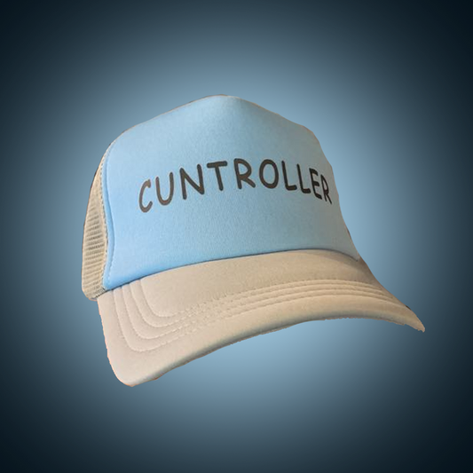 Big lez show cuntroller hat cap blue grey