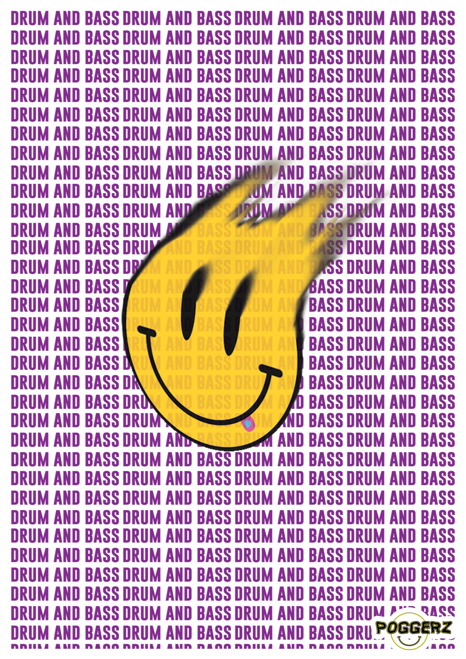 Drum and Bass poster wall art dnb