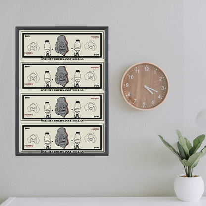 Sassy Bux Print